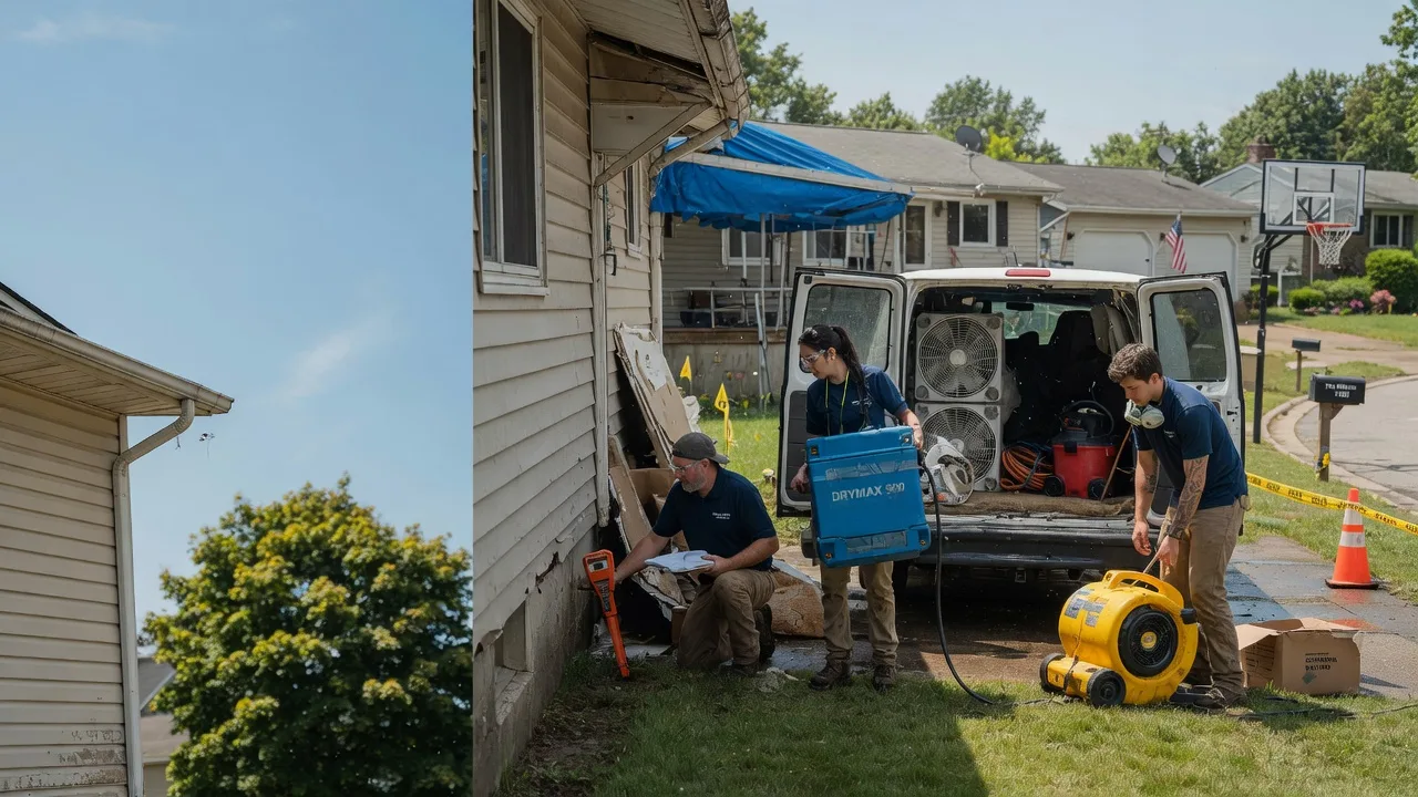 Ceiling Leak Cleanup in Medway, MA near me